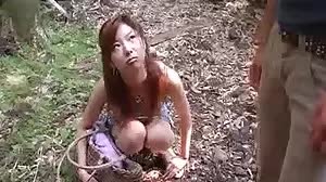Abusing sexually a girl in the forrest